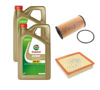 FEBI Controllo Set 10L Castrol EDGE Titanium FST 5W-30 LL Per Opel Movano
