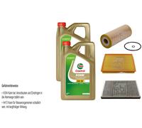 FEBI Controllo Set 10L Castrol EDGE Titanium FST 5W-30 LL Per VW Crafter