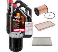 Febi Controllo Set 10L di Motul 8100 x-Pulire 0W-30 per Di Vito /