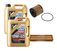 Febi Controllo Set 10L Liqui Moly 10W-40 Basso Attrito per Nissan Interstar Bus