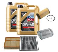 FEBI Controllo Set 10L LIQUI MOLY 10W-40 Leichtlauf Per Mercedes M-Klasse