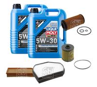 FEBI Controllo set 10L LIQUI MOLY 5W-30 Longtime Alta tecnologia per Mercedes E