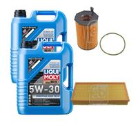 FEBI Controllo Set 10L LIQUI MOLY 5W-30 Longtime High Tech Per Audi Q7 4LB