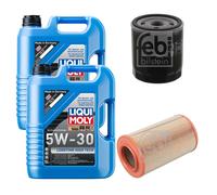 FEBI Controllo Set 10L LIQUI MOLY 5W-30 Longtime High Tech Per Fiat Ducato
