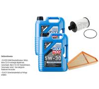 FEBI Controllo Set 10L LIQUI MOLY 5W-30 Longtime High Tech Per Jaguar F-Type