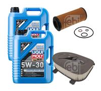 FEBI Controllo set 10L LIQUI MOLY 5W-30 Longtime High Tecnologia per BMW X5 E70