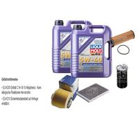 FEBI Controllo set 10L LIQUI MOLY 5W-40 Bassa visciosità High Tecnica per Audi