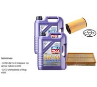 Febi Controllo Set 10L Liqui Moly 5W-40 Basso Attrito High-Tech per Mercedes E-
