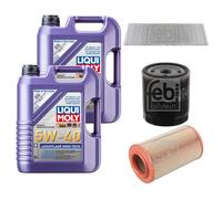 FEBI Controllo Set 10L LIQUI MOLY 5W-40 Leichtlauf High Tech Per Citroën