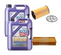 FEBI Controllo Set 10L LIQUI MOLY 5W-40 Leichtlauf High Tech Per Mercedes E