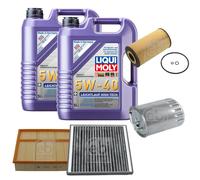 FEBI Controllo Set 10L LIQUI MOLY 5W-40 Leichtlauf High Tech Per Mercedes M