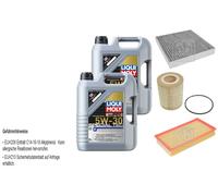 Febi Controllo Set 10L Liqui Moly Special Tec F 5W-30 per Jaguar XJ X35_