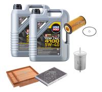 Febi Controllo Set 10L Liqui Moly Top Tec 4100 5W-40 per Audi A4 Avant