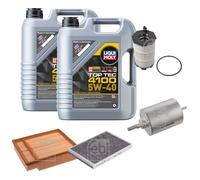 FEBI Controllo Set 10L LIQUI MOLY Top Tec 4100 5W-40 Per Audi A4 Cabriolet