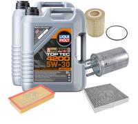 Febi Controllo Set 10L Liqui Moly Top Tec 4200 5W-30 per Jaguar XJ X35