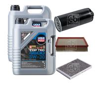 FEBI Controllo Set 10L Liqui Moly Top Tec 4600 5W-30 Per Audi A6 Avant 4B