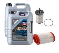 FEBI Controllo Set 10L Liqui Moly Top Tec 4600 5W-30 Per Audi A8 4E 4.2 FSI