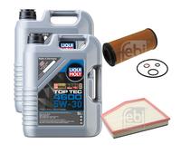 Febi Controllo Set 10L Liqui Moly Top Tec 4600 5W-30 per BMW 5er Touring E61