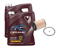 FEBI Controllo Set 10L MANNOL Ceramic 5W-30 Per Mercedes-Benz M-Klasse ML