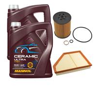 FEBI Controllo Set 10L MANNOL Ceramic 5W-40 Per BMW X5 4.8I XDRIVE XDRIVE48I