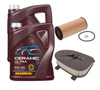 FEBI Controllo Set 10L MANNOL Ceramic 5W-40 Per BMW X5 xDrive30d X6