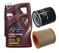 FEBI Controllo Set 10L MANNOL Ceramic 5W-40 Per Peugeot Boxer Kasten 2.5 D