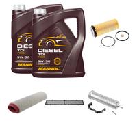 FEBI Controllo Set 10L MANNOL Diesel TDI 5W-30 Per BMW 3er Cabriolet E93