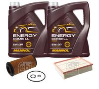 FEBI Controllo Set 10L MANNOL Energy Combi LL 5W-30 Per Mercedes-Benz