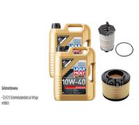 Febi Controllo Set 10L Motore Liqui Moly 10W-40 Basso Attrito per Audi A6 Avant