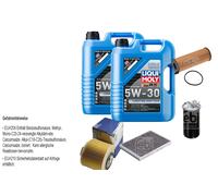 Febi Controllo Set 10L Motore Liqui Moly 5W-30 da Molto Tempo High-Tech per Audi