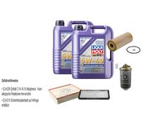 Febi Controllo Set 10L Motore Liqui Moly 5W-40 Basso Attrito High-Tech per VW Lt