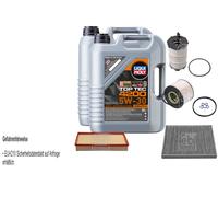 Febi Controllo Set 10L Motore Liqui Moly Top Tec 4200 5W-30 per Audi Q7 4LB