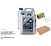 Febi Controllo Set 10L Motore Liqui Moly Top Tec 4600 5W-30 per BMW 7er E65