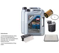 Febi Controllo Set 10L Motore Liqui Moly Top Tec 4600 5W-30 per Mercedes-Benz