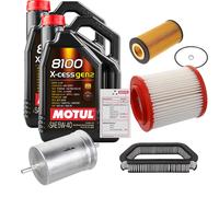 FEBI Controllo Set 10L MOTUL 8100 X-CESS 5W-40 Per Audi A8 4.2 Quattro 3.7