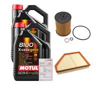 FEBI Controllo Set 10L MOTUL 8100 X-CESS 5W-40 Per BMW X5 4.8I XDRIVE