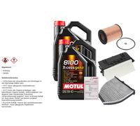 Febi Controllo Set 10L Motul 8100 x-Cess 5W-40 per Di