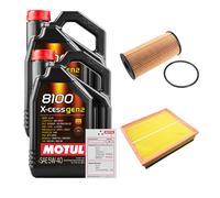 FEBI Controllo Set 10L MOTUL 8100 X-CESS 5W-40 Per Nissan Interstar Bus dCi