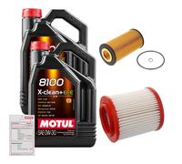 FEBI Controllo Set 10L MOTUL 8100 X-CLEAN 0W-30 Per Audi A8 4.2 Quattro 3.7