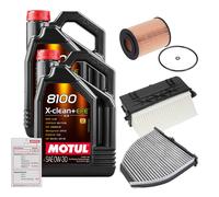 FEBI Controllo Set 10L MOTUL 8100 X-CLEAN 0W-30 Per Mercedes-Benz E-Klasse