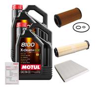 FEBI Controllo Set 10L MOTUL 8100 X-CLEAN 0W-30 Per Mercedes-Benz E-Klasse