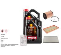 FEBI Controllo Set 10L MOTUL 8100 X-CLEAN 0W-30 Per Mercedes-Benz Vito/Mixto