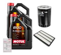 FEBI Controllo Set 10L MOTUL 8100 X-CLEAN 0W-30 Per Mitsubishi Pajero IV 3.2