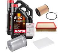 FEBI Controllo Set 10L MOTUL 8100 X-CLEAN 0W-30 Per VW Passat Variant 2.3
