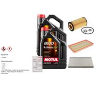 FEBI Controllo set 10L MOTUL 8100 X-PULIRE 0W-30 Mercedes-Benz Vito/Mixto