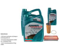 FEBI Controllo Set 11L ADDINOL GIGA LIGHT MV 0530 LL Per VW Touareg 7P5 3.0