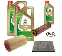 FEBI Controllo set 11L Castrol BORDO TITANIO FST 5W-30 LL per Mercedes-Benz