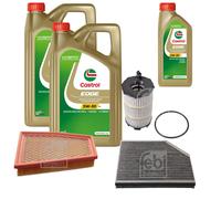 FEBI Controllo Set 11L Castrol EDGE Titanium FST 5W-30 LL Per Audi A5 8T3