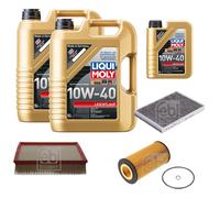 FEBI Controllo Set 11L LIQUI MOLY 10W-40 Leichtlauf Per Audi Allroad 4BH C5