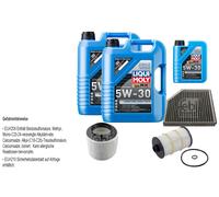 Febi Controllo Set 11L Liqui Moly 5W-30 da Molto Tempo Alto Tech. per Audi A8